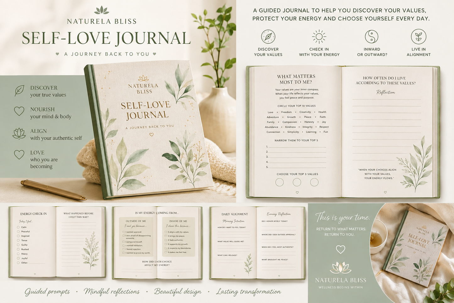 Naturela Bliss Self-Love Journal