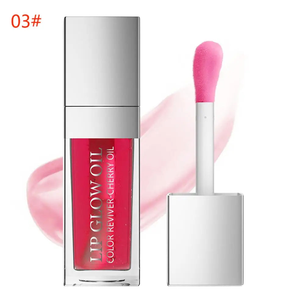 Cherry Lip Glow Oil. It's Long Lasting No Fading Non-stick