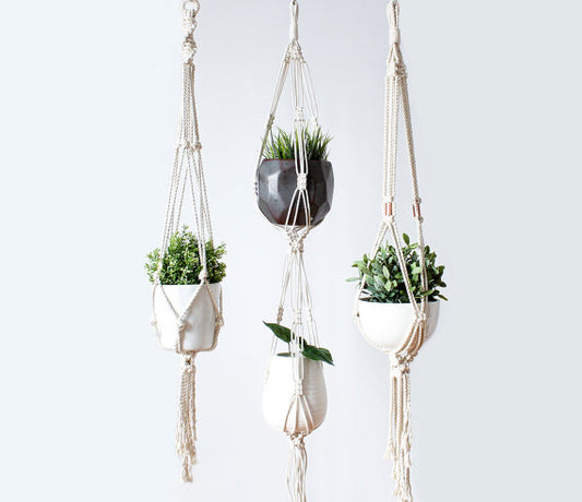 Rosie Plant Hanger, Macrame Plant Holder